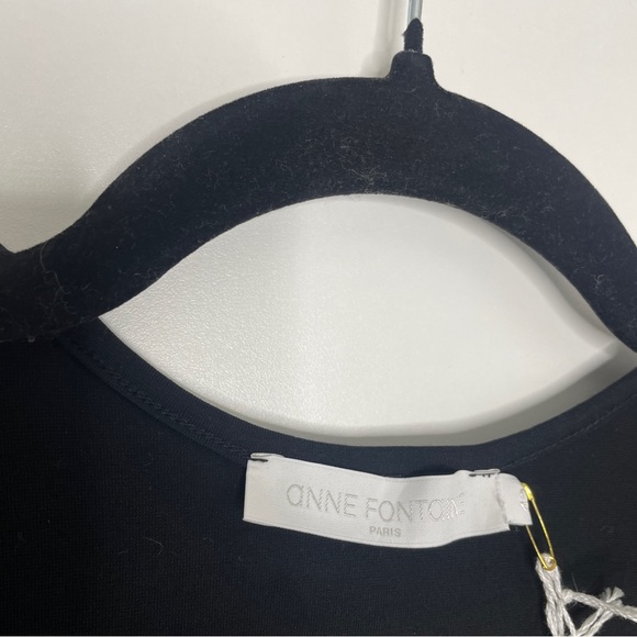 Anne Fontaine Norina Dress Black Size 42 - Picture 5 of 5